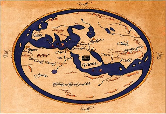 Map Making In Muslim Civilisation The Oldest Known Map To Show