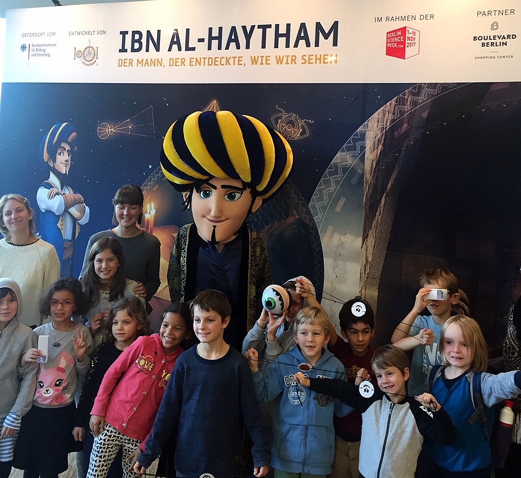 Children in Berlin Excited to Meet Ibn Al-Haytham
