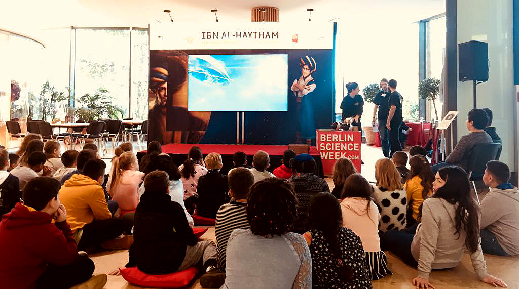 Children in Berlin Excited to Meet Ibn Al-Haytham
