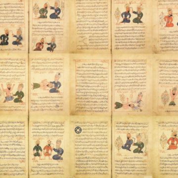 15th-century miniatures illustrating the treatment of patients and showing various surgical procedures