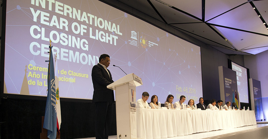 Ibn Al-Haytham Shines in Mexico Closing Ceremony of International Year of Light