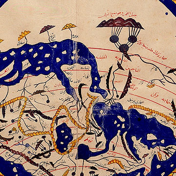 Top 10 Maps from Muslim Civilisation, when North was South and South was North, towards Mecca Top 10 Maps from Muslim Civilisation, when North was South and South was North, towards Mecca