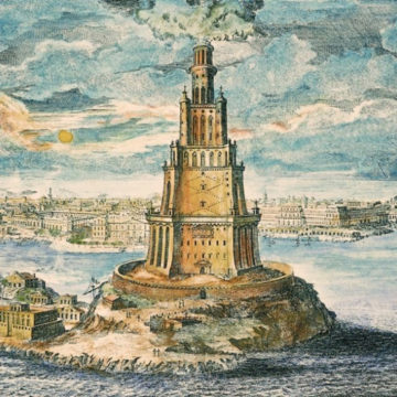 Eye witness accounts of the Lighthouse of Alexandria, one of the wonders of the Ancient World